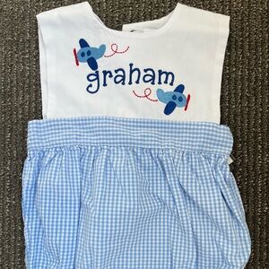 Graham monogrammed bubble